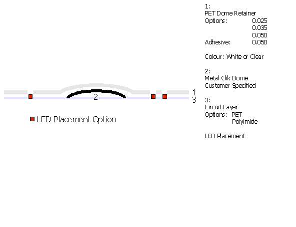 Single Layer Circuit with LED